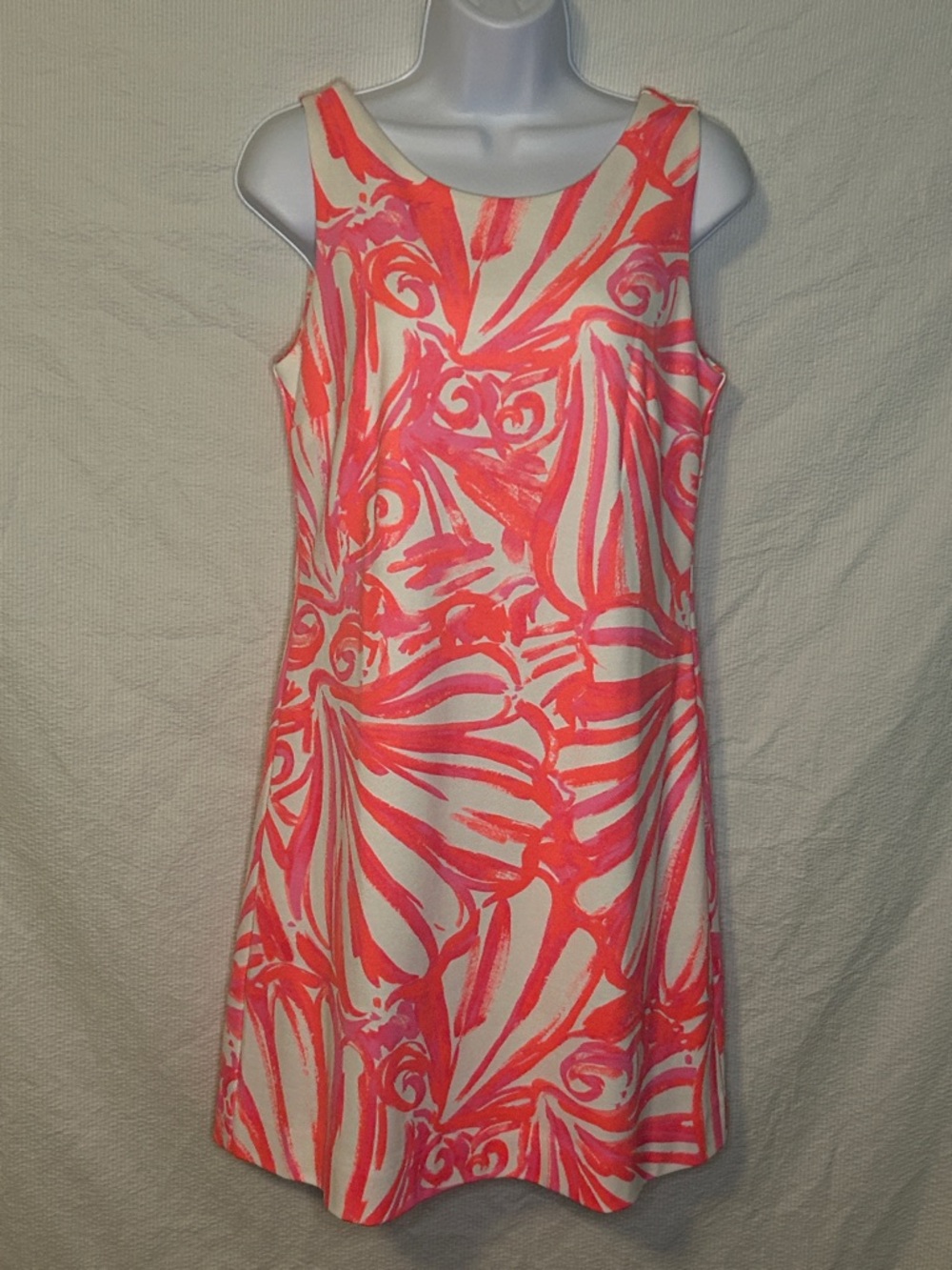 NWT Lilly Pulitzer Callie Pink Print Preppy Mini Shift Dress, Small
